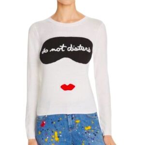 Alice + Olivia 
“DO NOT DISTURB” Olivia Stace Face sweater